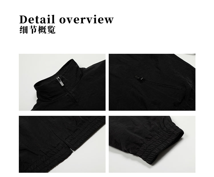 MADWITCH UNISEX ELEVATED STAND COLLAR JACKET #0254