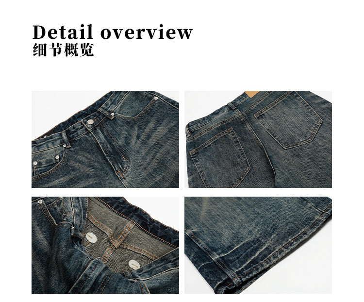 MADWITCH LOOSE VINTAGE JEANS #FX056