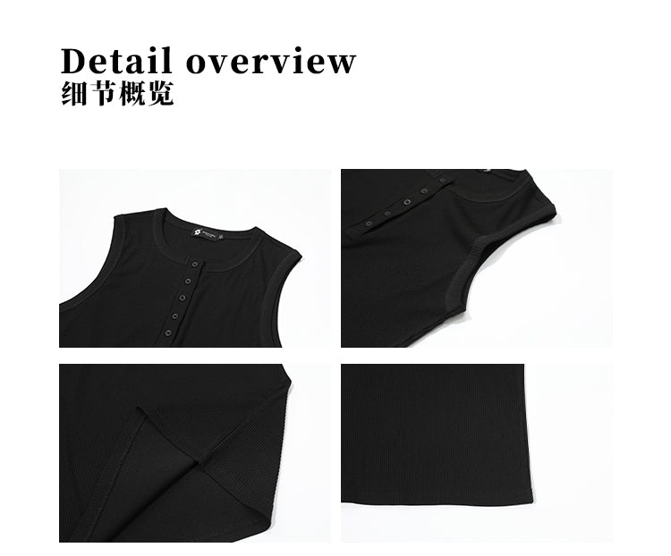MADWITCH SLIM FIT TANK VEST #C1757C25