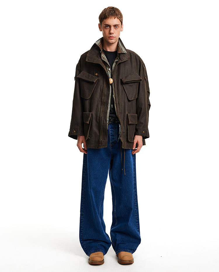 MADWITCH UTILITY LONG JACKET #AW25146
