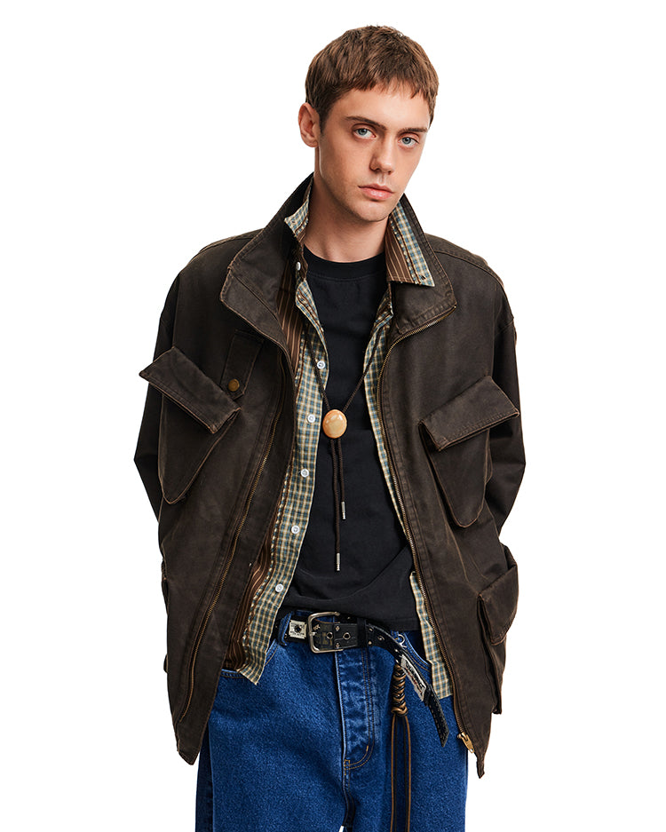 MADWITCH UTILITY LONG JACKET #AW25146