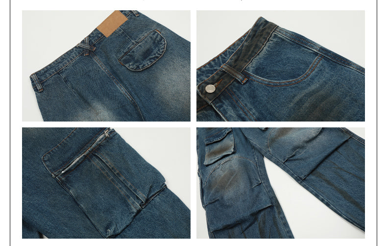 MADWITCH HEAVY MULTI-POCKET JEANS #D1616