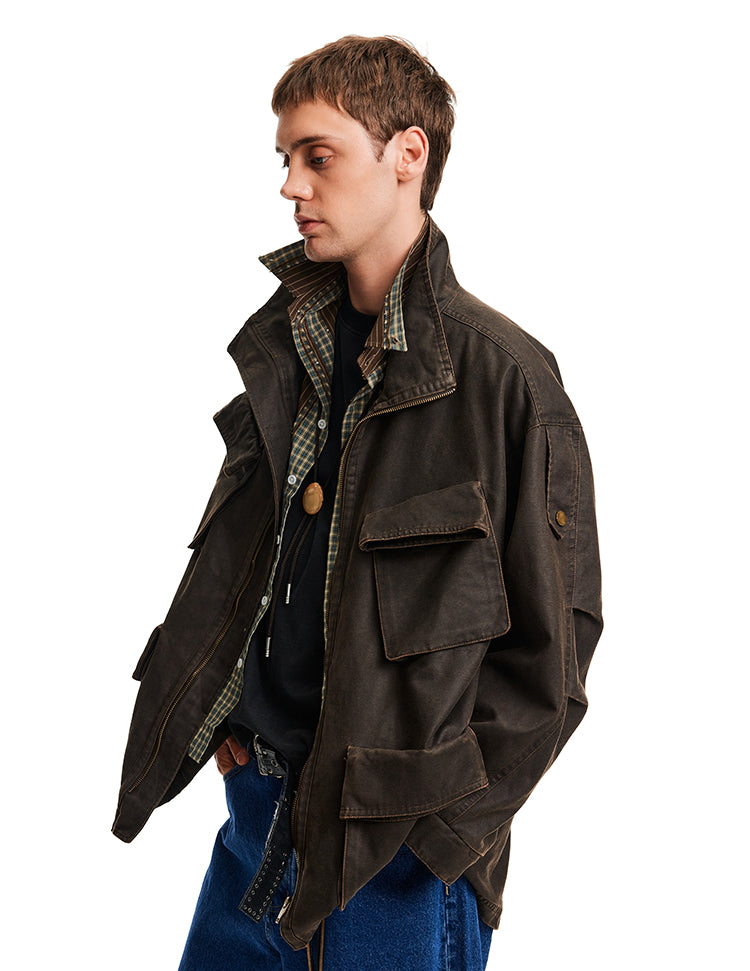 MADWITCH UTILITY LONG JACKET #AW25146
