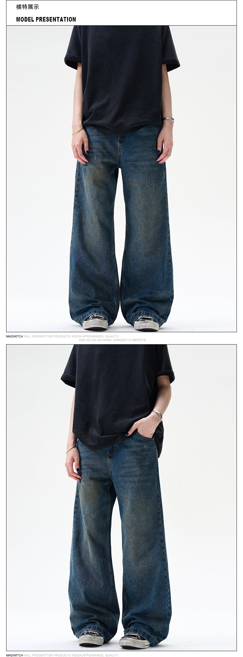 MADWITCH CASUAL AMERICAN JEANS #G6427
