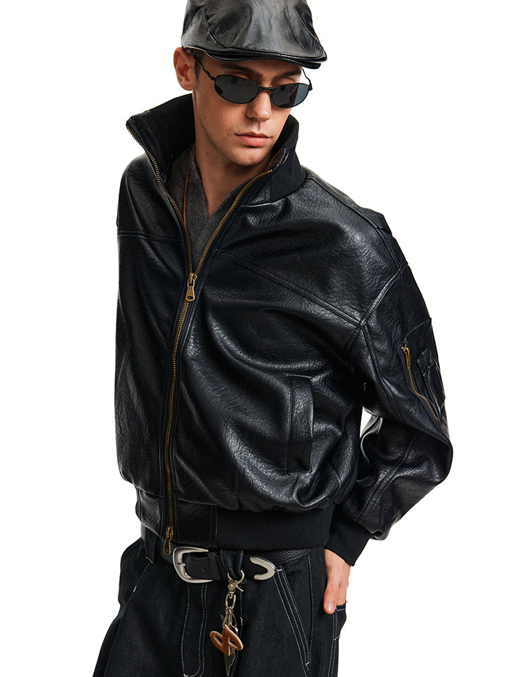 MADWITCH PATINA BOMBER COAT #256093