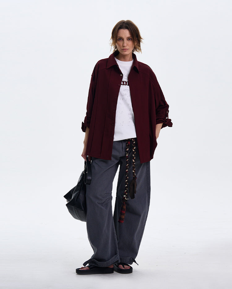 MADWITCH LOOSE-FIT SHIRT JACKET #880196