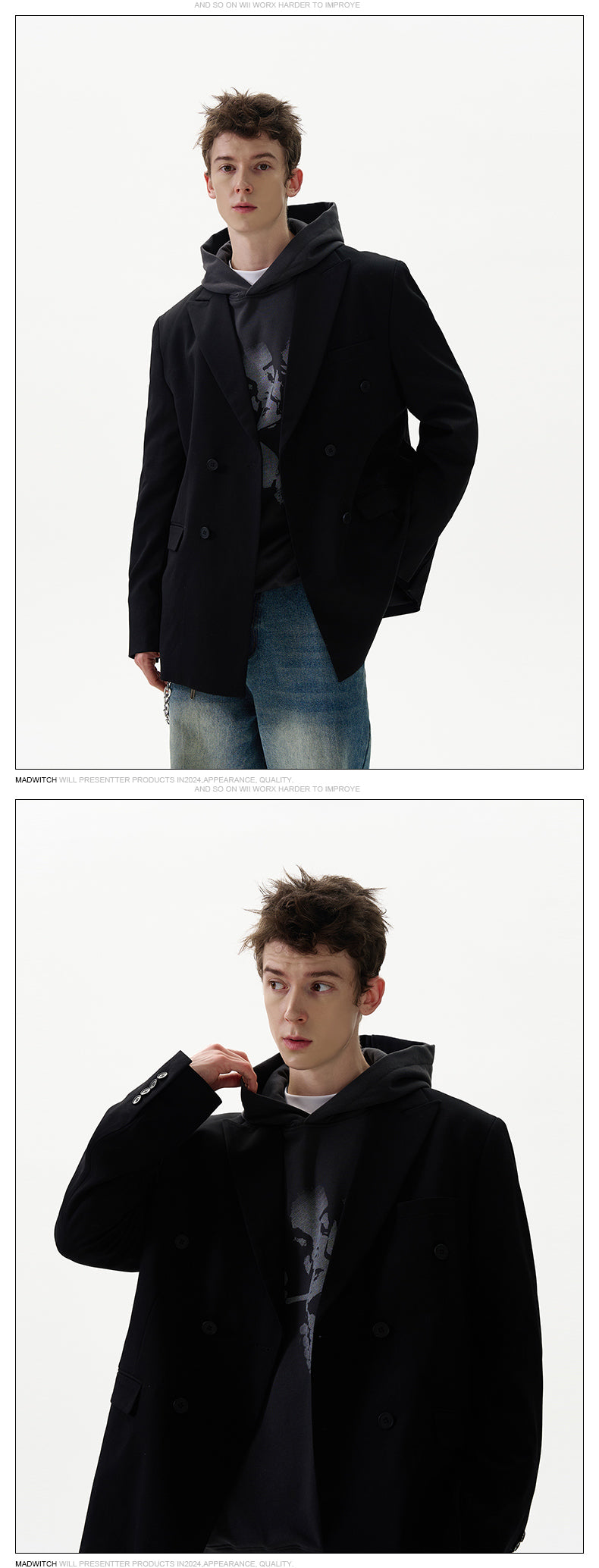 MADWITCH CASUAL SUIT JACKET #NR9982