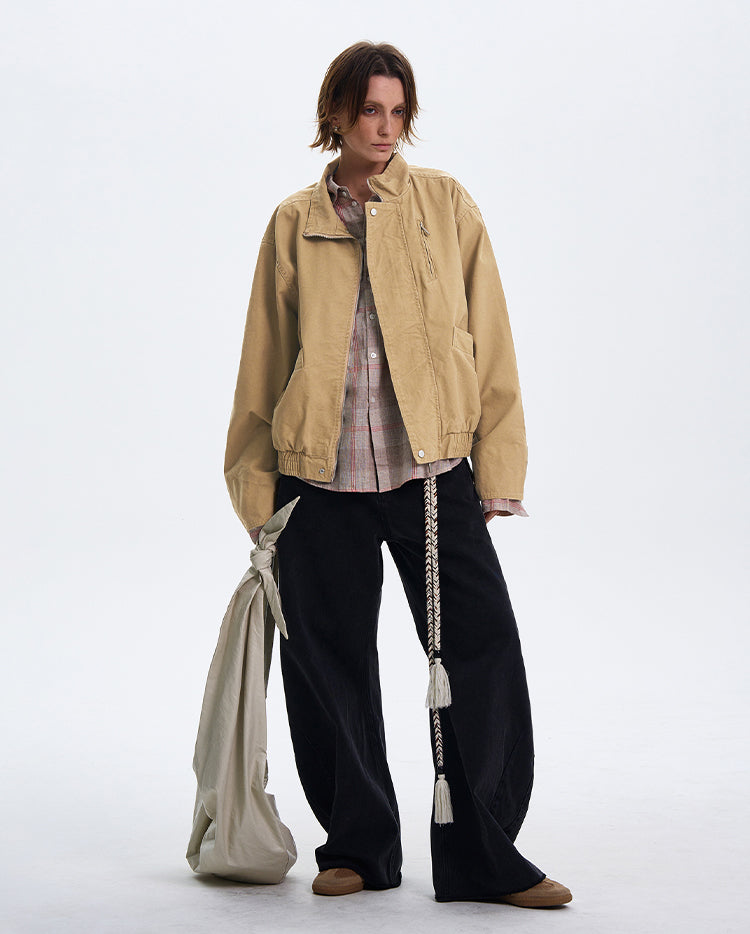 MADWITCH CROPPED AIR FORCE JACKET #171-1