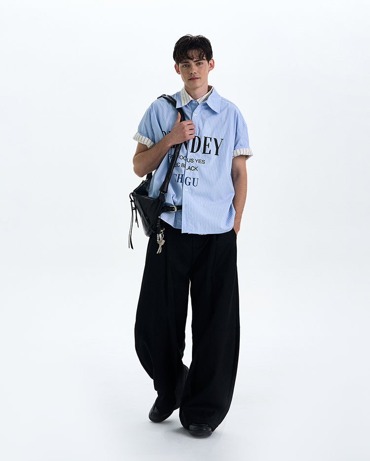 MADWITCH PRINTED SHORT SLEEVED SHIRT #L802