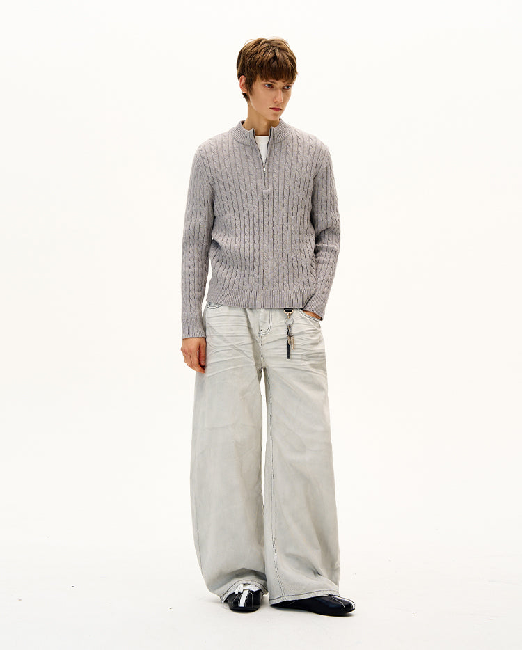 MADWITCH UNISEX RETRO KNIT SWEATER TOP #MFY229