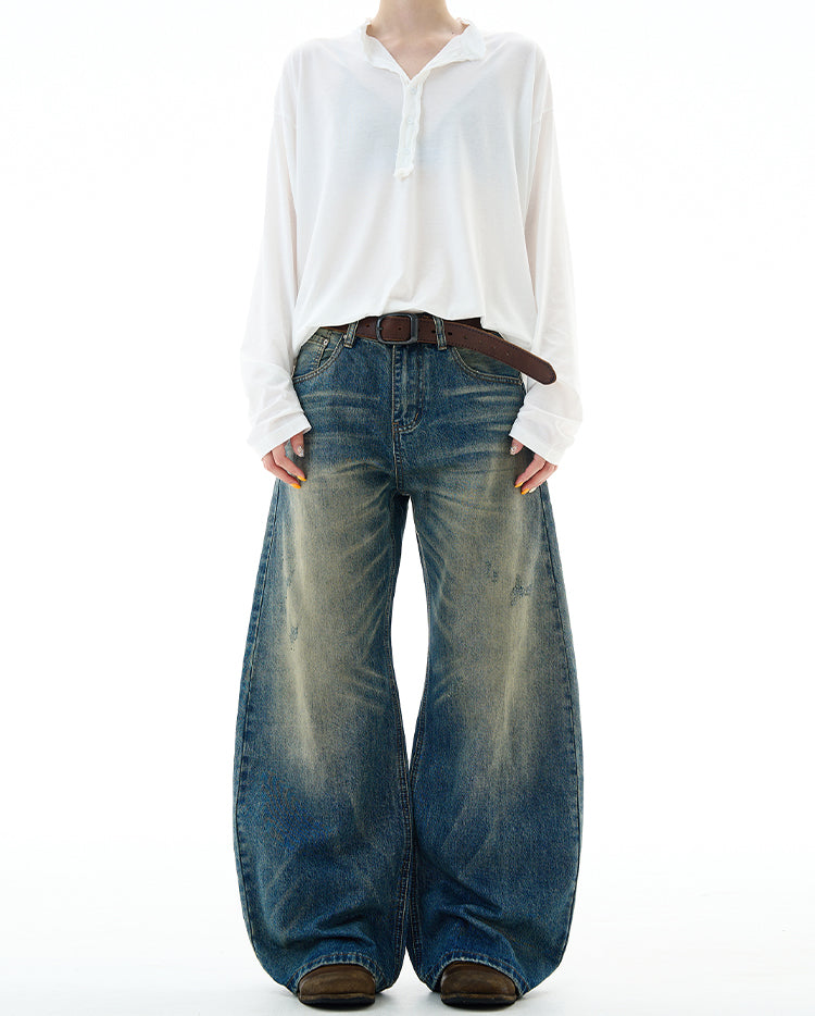 MADWITCH UNISEX CLASSIC RETRO DENIM JEANS #G6868