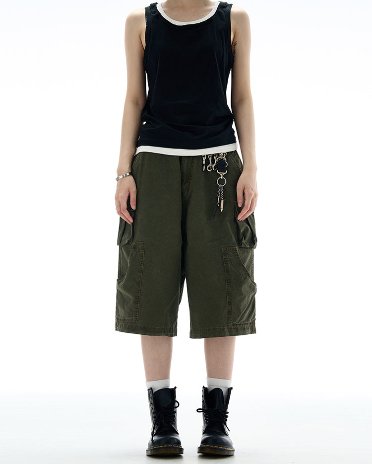 MADWITCH STREET STYLE CASUAL SHORTS #DK113