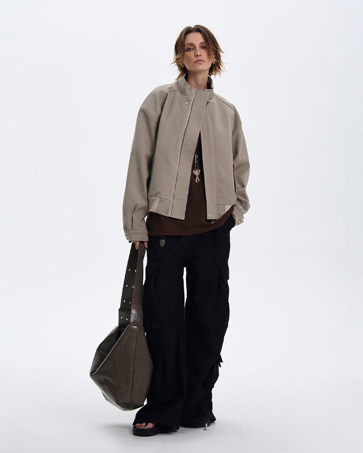 MADWITCH LOOSE STAND COLLAR JACKET #246006