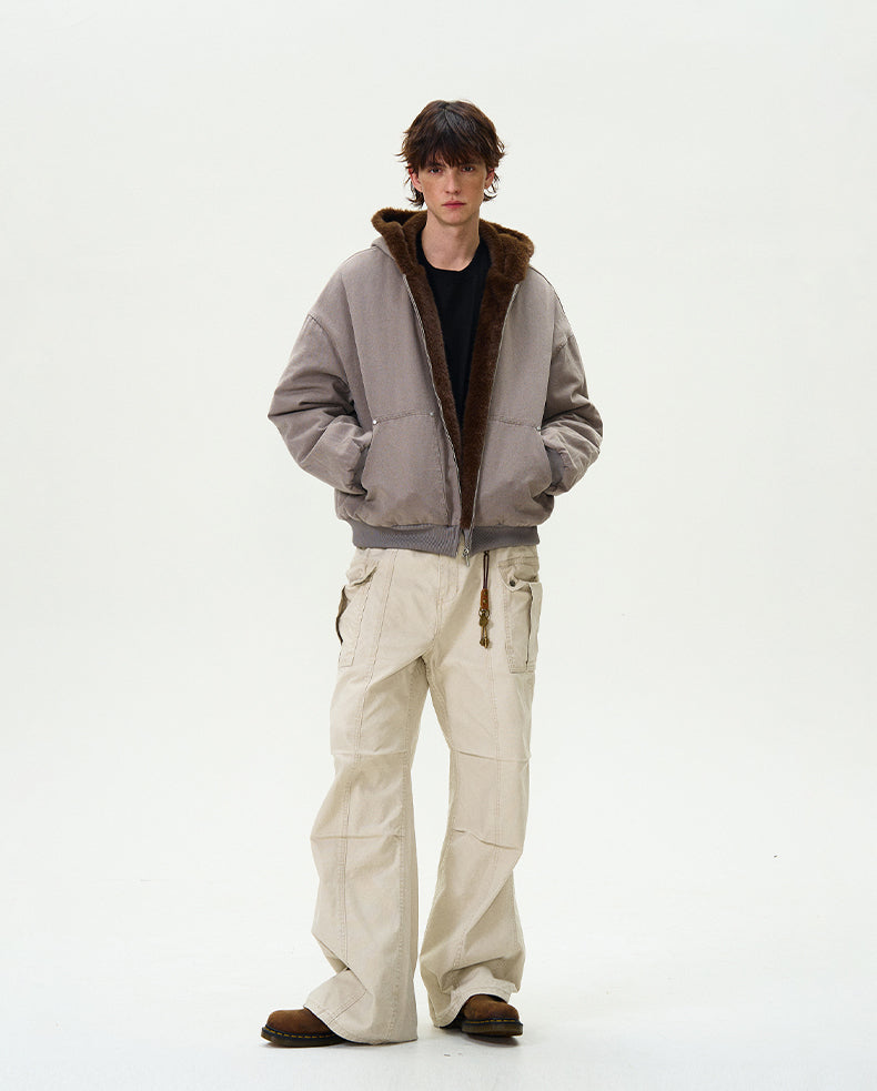 MADWITCH VINTAGE FLEECE LINED JACKET #SD06