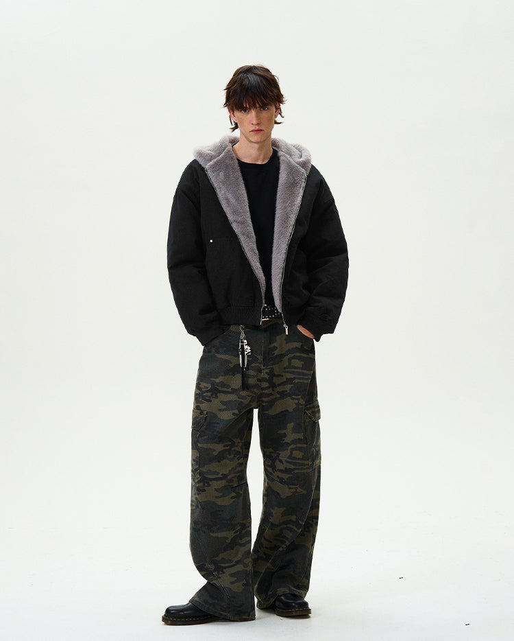 MADWITCH FLEECE-LINED WARM PADDED TOP #SD06