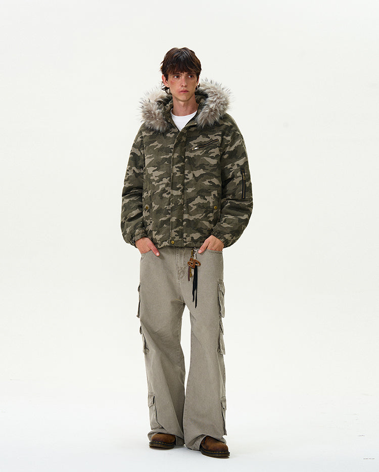 MADWITCH CAMO WORKWEAR COTTON JACKET #MY116