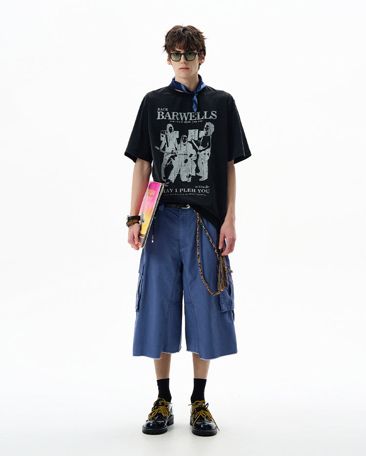 MADWITCH ROCK RETRO TEE #BW25701