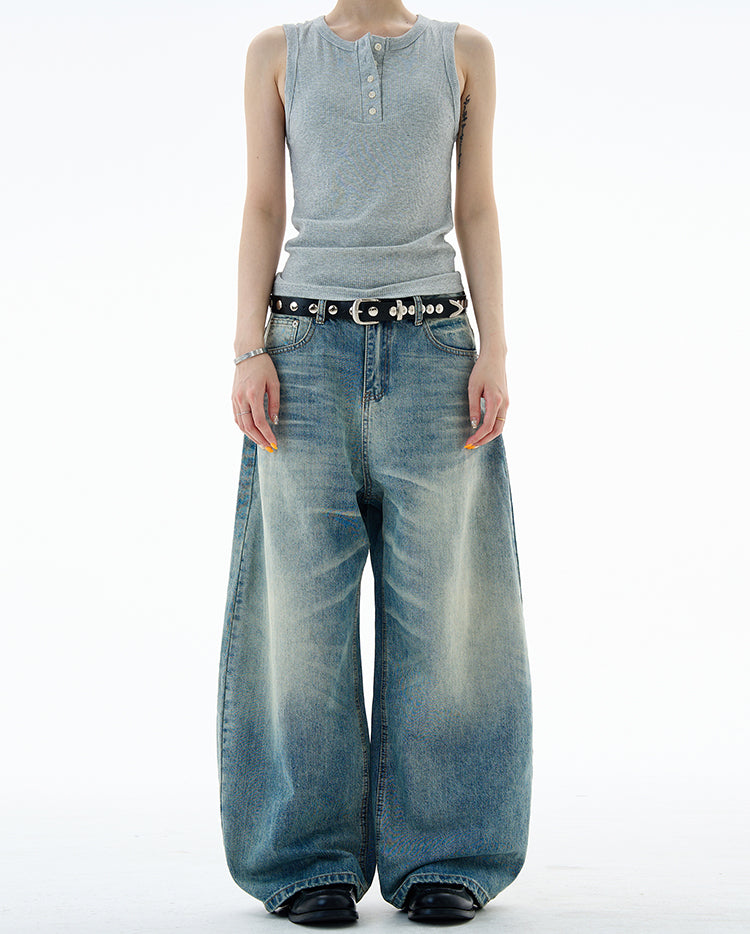 MADWITCH CLASSIC BAGGY FIT JEANS #G6870