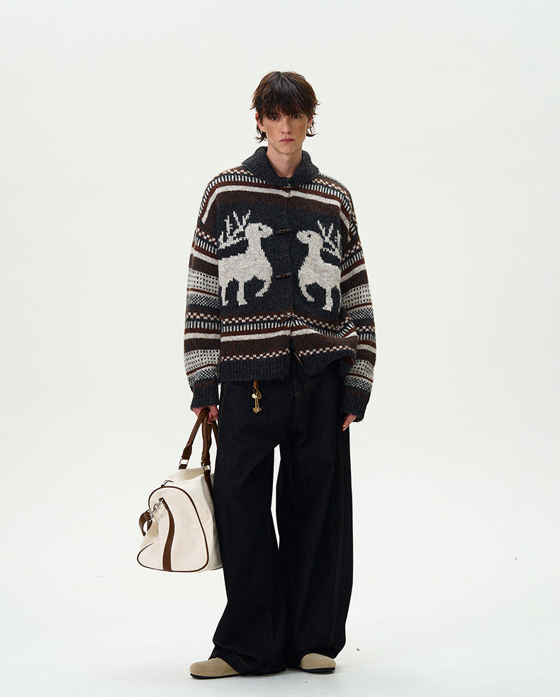 MADWITCH FAIR ISLE KNITTED SWEATER #72317