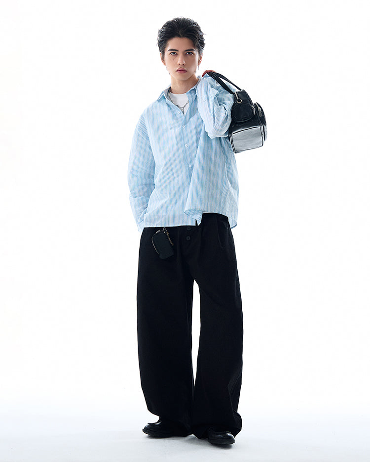 MADWITCH CLEANFIT STRIPED SHIRT #RC158