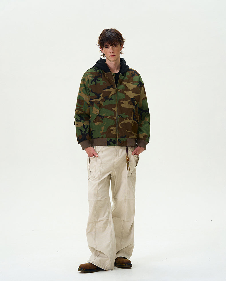 MADWITCH CAMO HOODED JACKET #L417