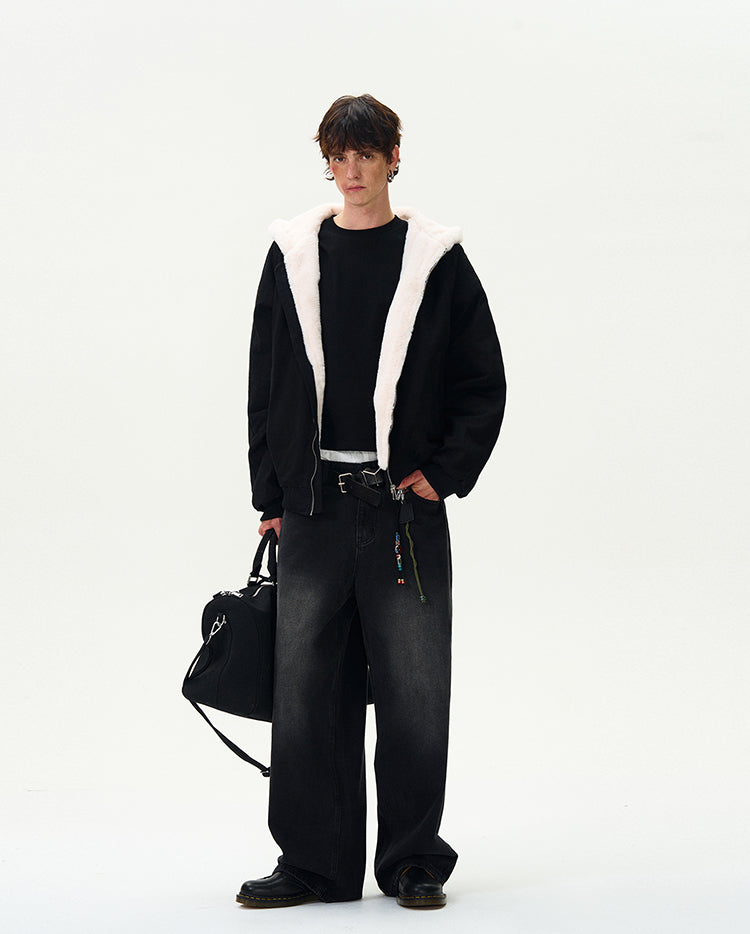 MADWITCH FLEECE-LINED WARM PADDED JACKET #M24279