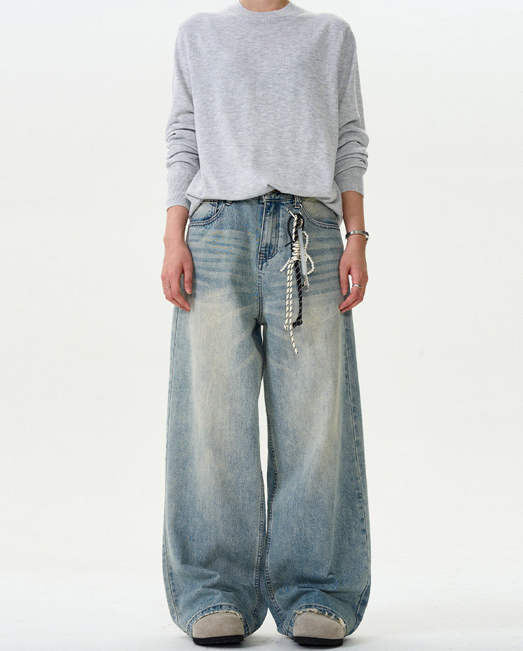MADWITCH CLASSIC WASHED JEANS #K9352