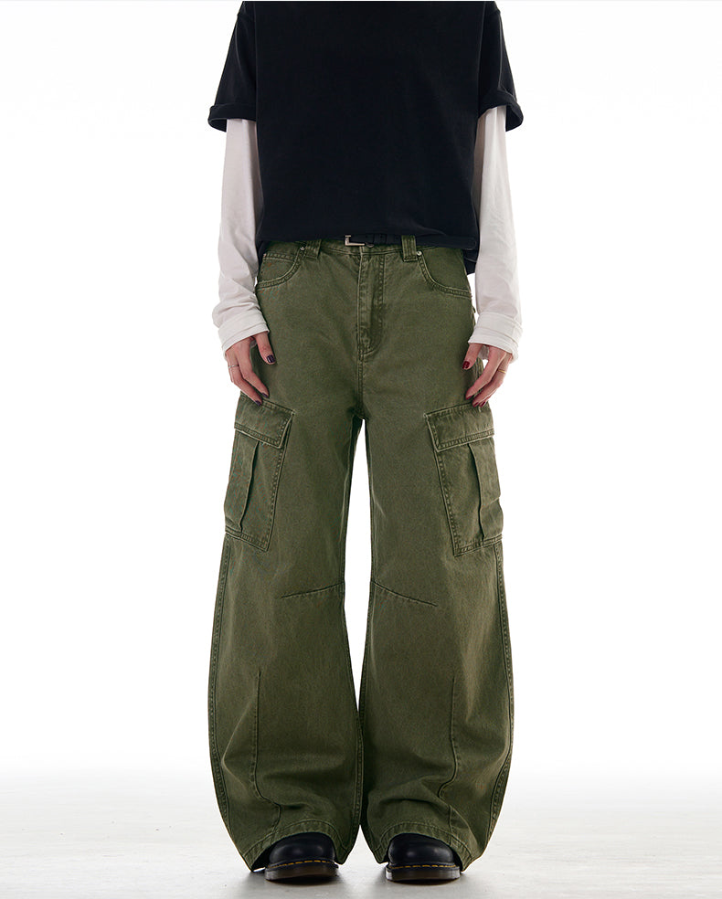MADWITCH BAGGY VINTAGE CARGO PANTS #A605