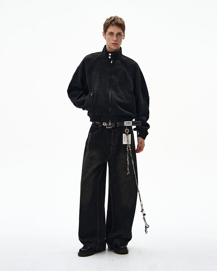 MADWITCH UNISEX VINTAGE MANDARIN COLLAR JACKET #6279