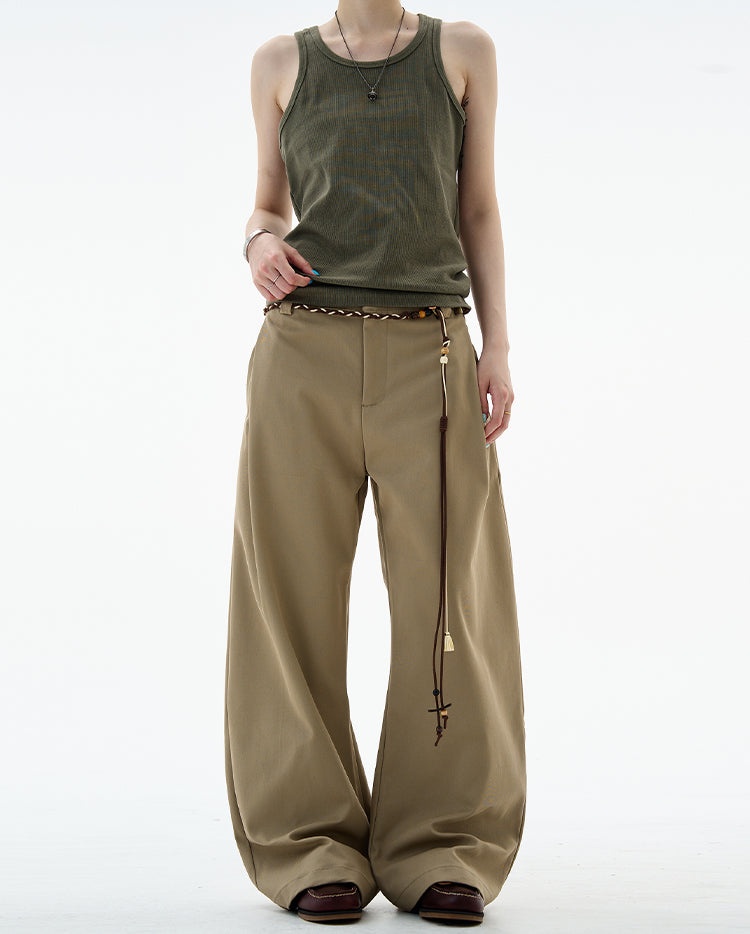 MADWITCH RELAXED WIDE LEG PANTS #CK6862