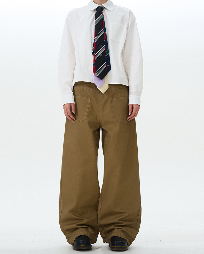 MADWITCH INVERTED SIMPLE CASUAL PANTS #L528