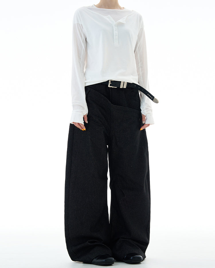 MADWITCH STRAIGHT LEG CASUAL DENIM JEANS #DY990
