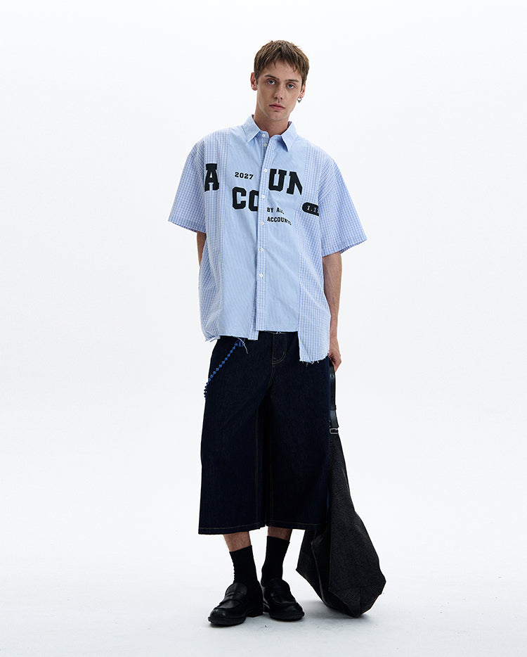 MADWIT RAW EDGE SHIRT #SS328