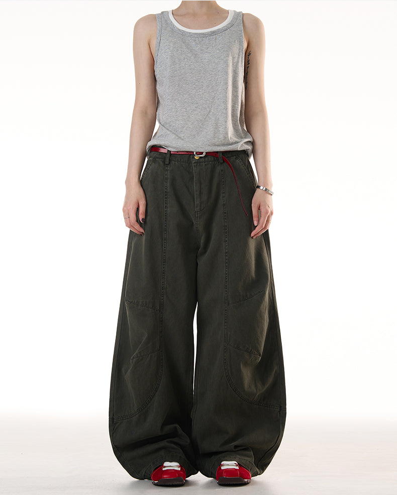 MADWITCH HIGH STREET WIDE LEG PANTS #CK6688