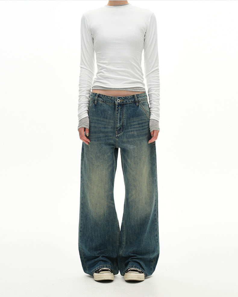 MADWITCH VINTAGE STRAIGHT DENIM #CK5525