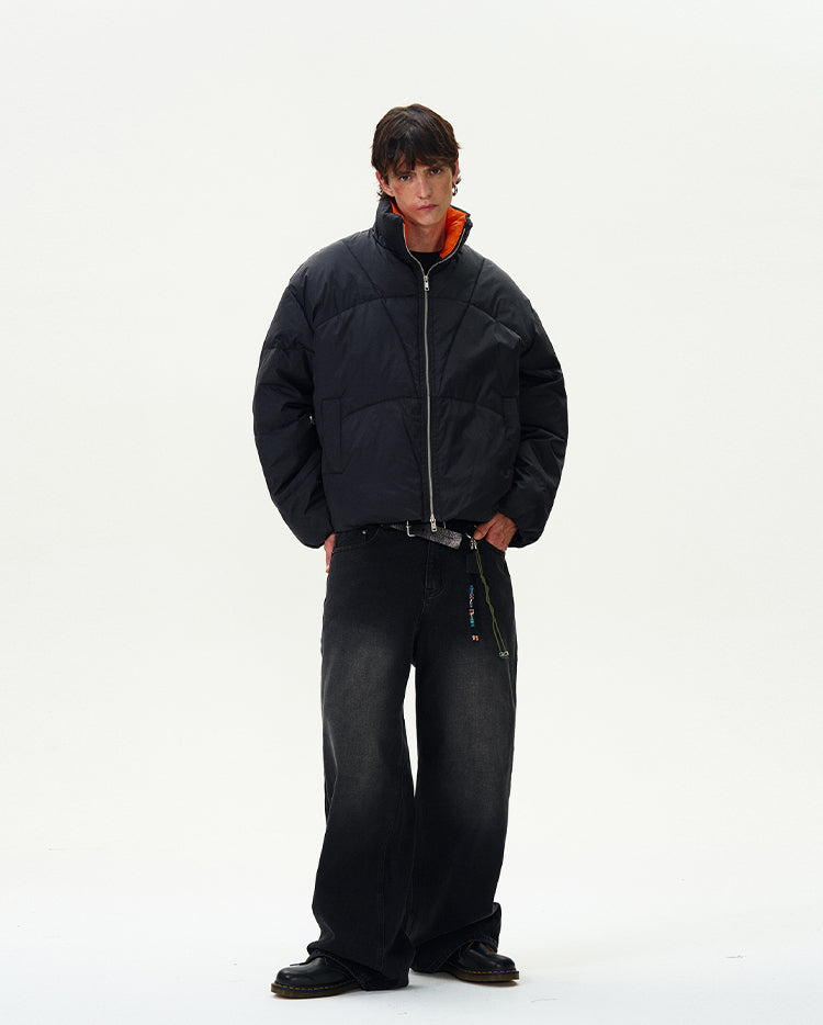 MADWITCH STAND COLLAR WARM PADDED JACKET #MY8895