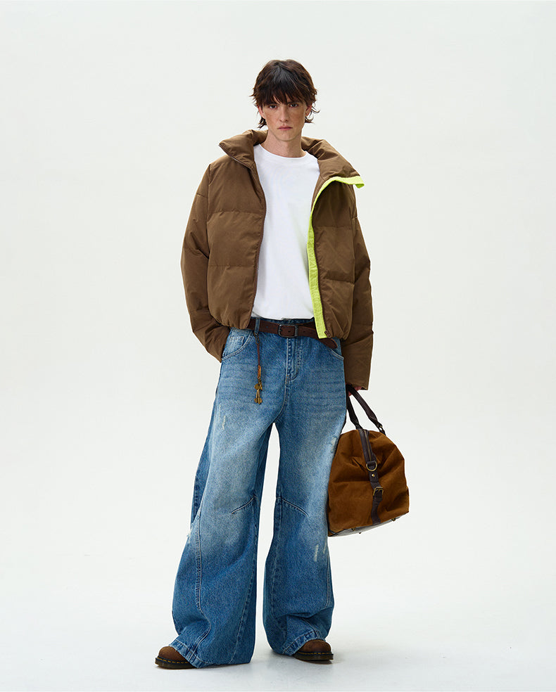 MADWITCH VINTAGE SHORT PUFFER JACKET #8622