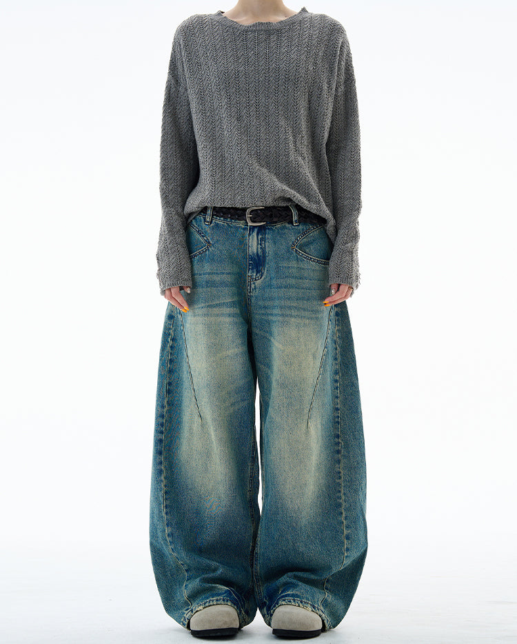 MADWITCH DECONSTRUCTED VINTAGE DENIM #CK9666