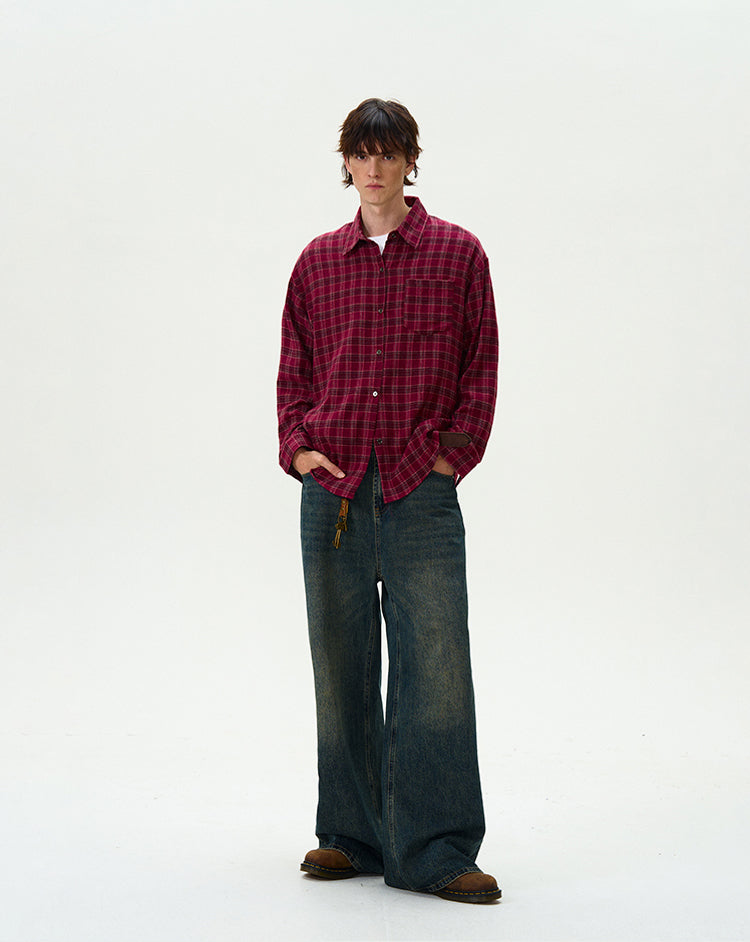 MADWITCH RED COTTON SHIRT #8926