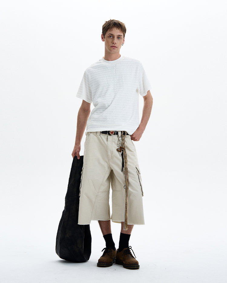 MADWITCH KNIT SHORT SLEEVE TEE #25050