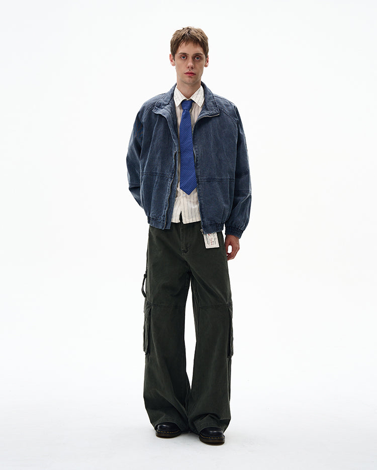 MADWITCH UNISEX DECONSTRUCTED WASHED JACKET #W223