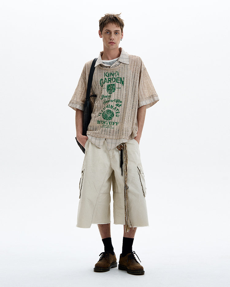 MADWITCH LAYERED KNIT TEE #T70