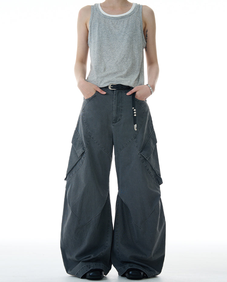 MADWITCH OVERSIZE WORK PANTS #A602