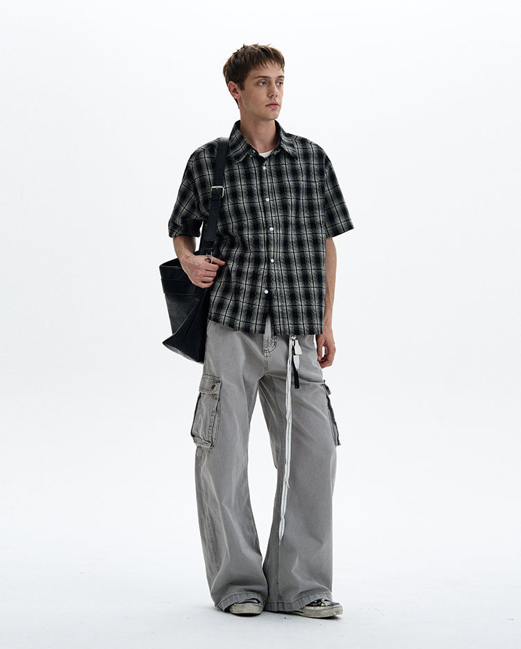 MADWITCH VINTAGE CHECK SHIRT #CR226