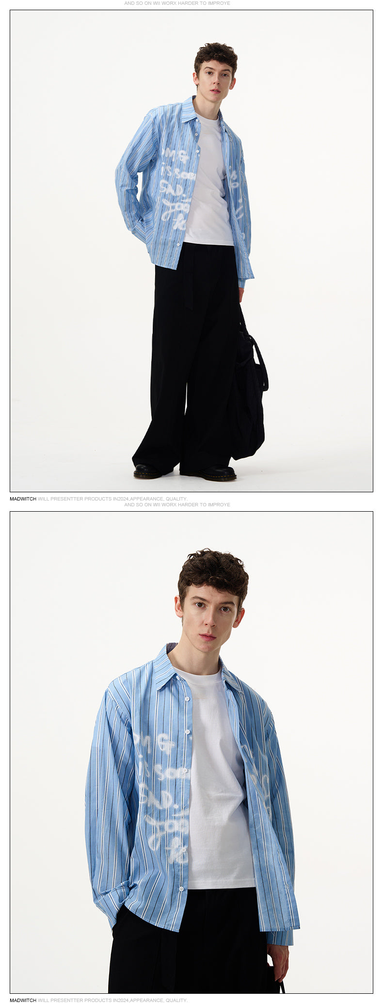 MADWITCH COZY FITTED SHIRT #CY107