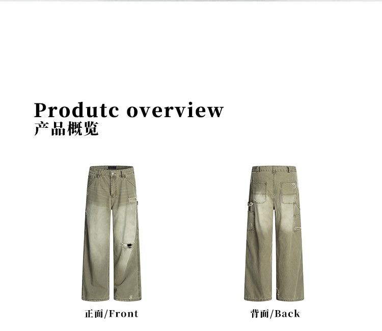 MADWITCH OMBRÉ WASH DENIM PANTS #CK3535
