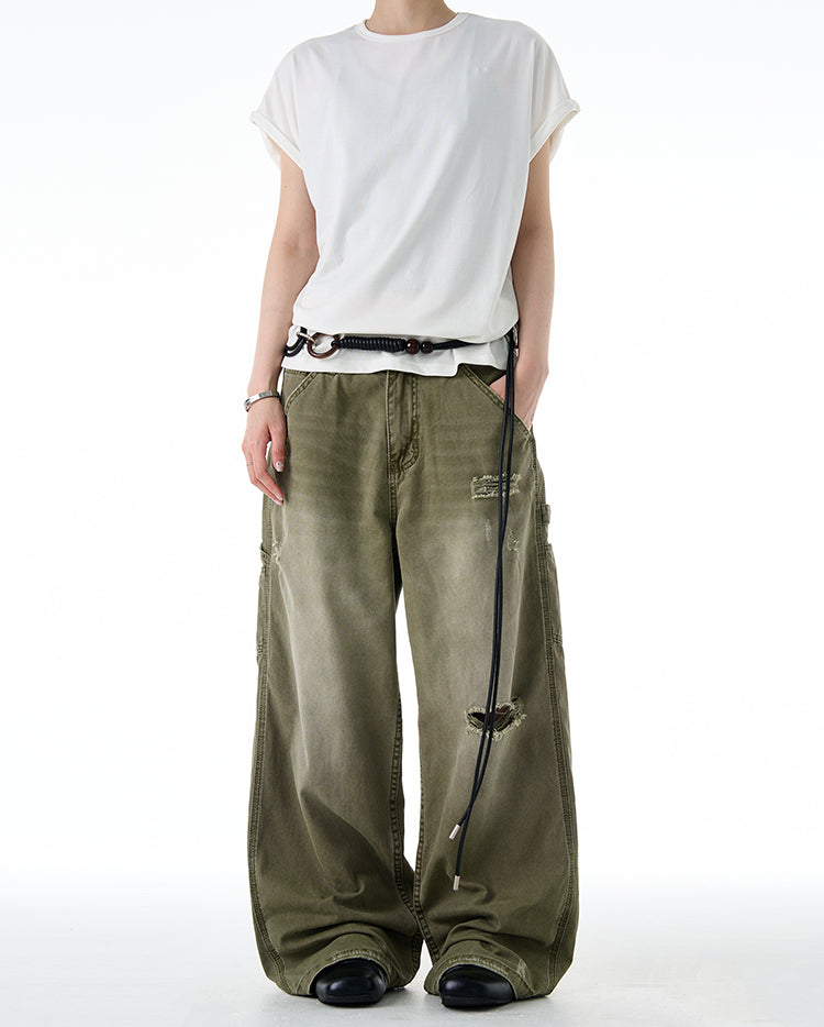 MADWITCH OMBRÉ WASH DENIM PANTS #CK3535