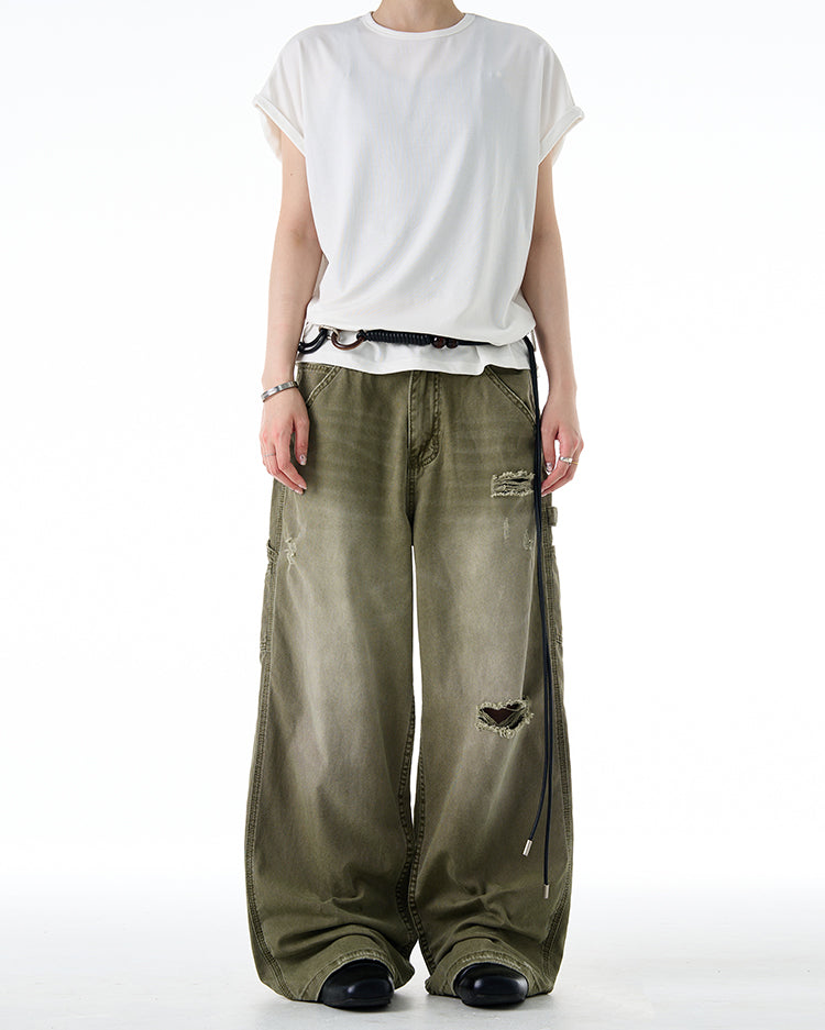 MADWITCH OMBRÉ WASH DENIM PANTS #CK3535