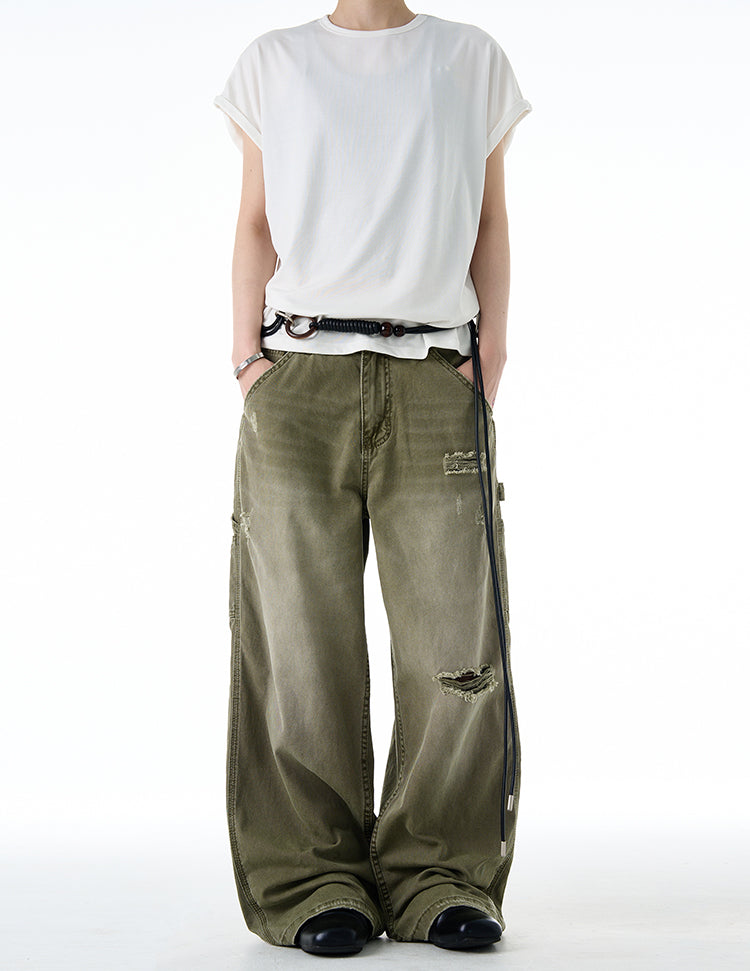 MADWITCH OMBRÉ WASH DENIM PANTS #CK3535