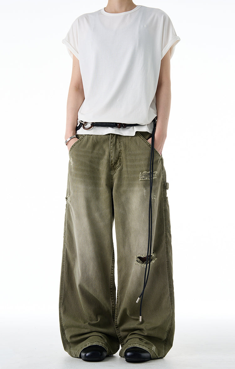 MADWITCH OMBRÉ WASH DENIM PANTS #CK3535